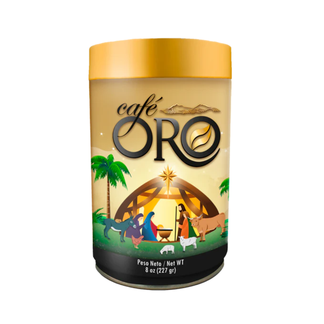 Café Oro Nacimiento Molido - Edición Navideña (8oz)