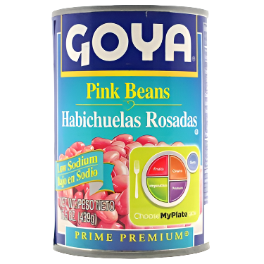 Goya Habichuelas Rosadas Bajo Sodio 15.5oz